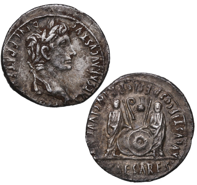 27 aC-14 dC. Octavio Augusto (27 aC - 14 dC). Lyon. Denario. RIC 162. Ag. 3,78 g...