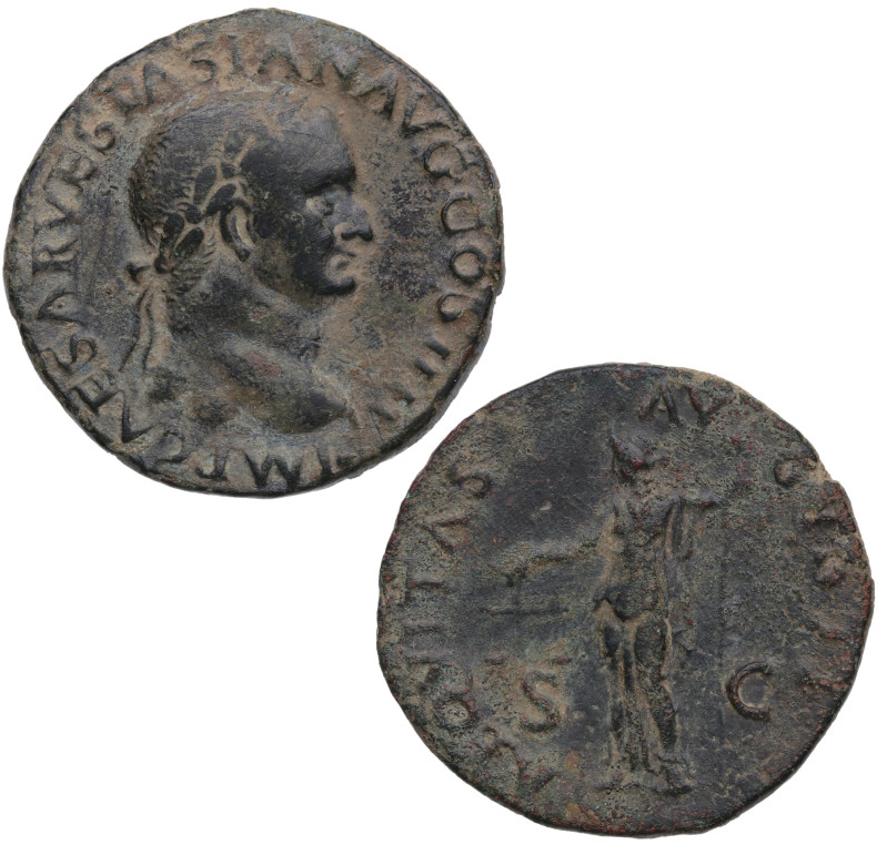 69-79. Vespasiano (69-79 d.C). Roma. As. Cohen 13, BMC 600. Ae. 10,66 g. MP CAES...