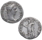 92-93 d.C. Domiciano (81-96). Roma. 1 denario. Ag. 3,05 g. (IM)P CAES DOMIT AVG GERM PM TRP (XII) Cabeza laureada del emperador, mirando hacia la dere...
