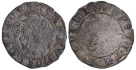 Juan I (1379-1390). Indeterminada. Blanco Agnus Dei. AB. 546. Ve. 1,88 g. MBC-. Est.35.