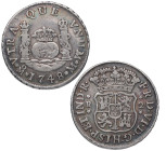 1748. Fernando VI (1746-1759). México. 2 reales. M. A&C 287. Ag. 6,61 g. MBC. Est.55.