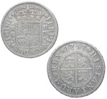 1757. Fernando VI (1746-1759). Madrid. 2 reales. JB. A&C 281. Ag. 5,82 g. MBC+. Est.36.
