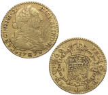 1787. Carlos III (1759-1788). Madrid. 1 Escudo. DV. A&C 1370. Au. 3,36 g. Atractiva. MBC-. Est.260.