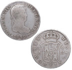 1812. Fernando VII (1808-1833). Cádiz. 4 reales. CJ. A&C 1025. Ag. 13,11 g. BC+/MBC-. Est.70.