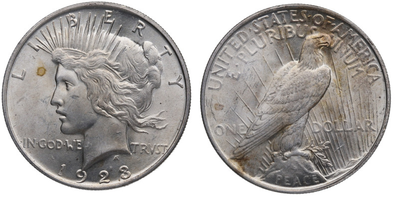 1923. Estados Unidos. Estados Unidos, Filadelfia. Dólar Peace. D. KM# 150. Ag. 2...