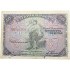 1906. Alfonso XIII (1886-1931). 50 pesetas. MBC. Est.40.