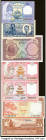 Cambodia, India, Laos & Vietnam Group Lot of 13 Examples Extremely Fine-Crisp Uncirculated (Majority). Staple holes are present on a few examples. HID...