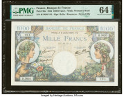 France Banque de France 1000 Francs 6.7.1944 Pick 96c PMG Choice Uncirculated 64 EPQ. HID09801242017 © 2022 Heritage Auctions | All Rights Reserved