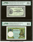 French West Africa, Madagascar & Poland Group Lot of 4 Examples. French West Africa Banque de l'Afrique Occidentale 25 Francs 1942 Pick 30a PMG About ...