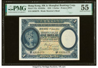 Hong Kong Hongkong & Shanghai Banking Corp. 1 Dollar 1.6.1935 Pick 172c KNB59c PMG About Uncirculated 55. HID09801242017 © 2022 Heritage Auctions | Al...