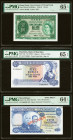 Hong Kong, Mauritius, Mozambique,New Hebrides, Saint Thomas and Price & Solomon Islands Group Lot of 6 Examples PMG Gem Uncirculated 66 EPQ (2); Gem U...