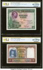 Spain Banco de Espana 500 Pesetas 15.8.1928; 25.4.1931 Pick 77a; 84 Two Examples PCGS Banknote Gem UNC 65 PPQ (2). HID09801242017 © 2022 Heritage Auct...