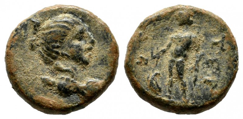 Asia Minor, perhaps Korykos (?). ca.2nd-1st century BC. AE (13mm, 2.85g). Draped...