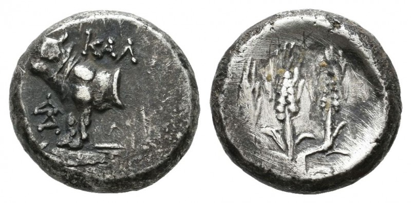 Bithynia, Kalchedon. Circa 367-340 BC. AR Hemidrachm (11mm, 1.91g). Forepart of ...