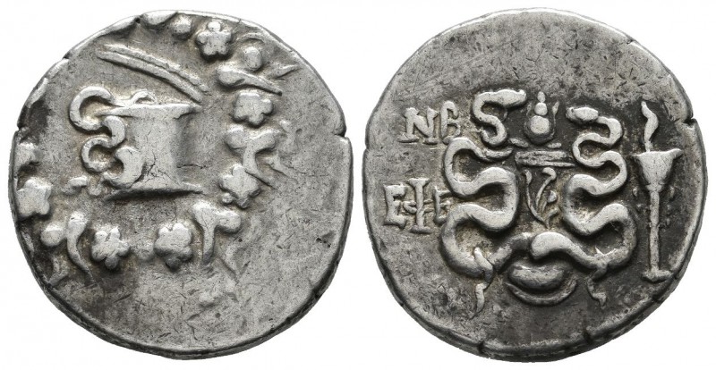 Ionia, Ephesos. Circa 132-67 BC. AR Cistophoric Tetradrachm (25mm, 12.54g). Year...