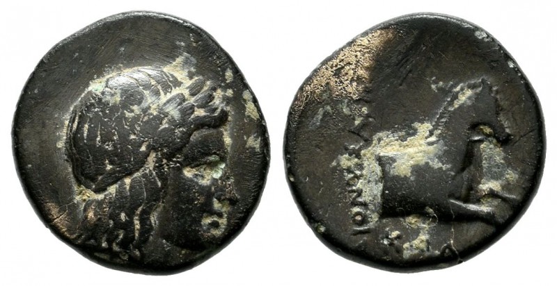 Ionia, Kolophon. Circa 360-330 BC. AE (13mm, 2.04g). Dionysodoros, magistrate. L...