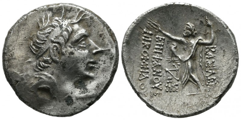 Kings of Bithynia. Nikomedes IV Philopator, 94-74 BC. AR Tetradrachm (30mm, 15.7...
