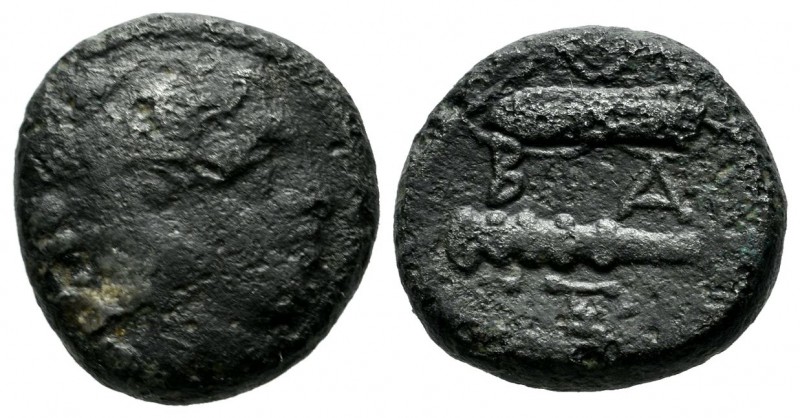 Kings of Macedon. Alexander III "the Great" 336-323 BC. AE (17mm, 5.94g). Uncert...