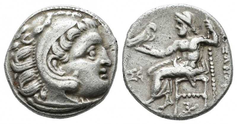 Kings of Macedon. Alexander III "the Great". 336-323 B.C. AR Drachm (16mm, 4.30g...