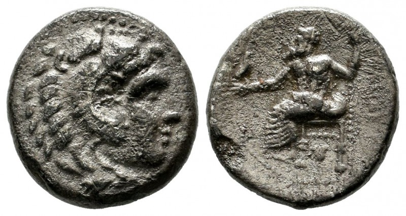 Kings of Macedon. Alexander III "the Great". 336-323 BC. AR Drachm (15mm, 4.00g)...