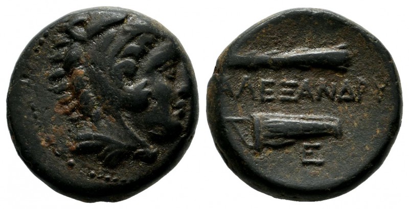 Kings of Macedon. Alexander III "the Great". Circa 336-323 BC. AE (16mm, 5.44g)....