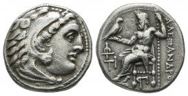 Kings of Macedon. Antigonos I Monophthalmos. As Strategos of Asia, 320-306/5 BC, or king, 306/5-301 BC. AR Drachm (17mm, 4.19g). In the name and types...
