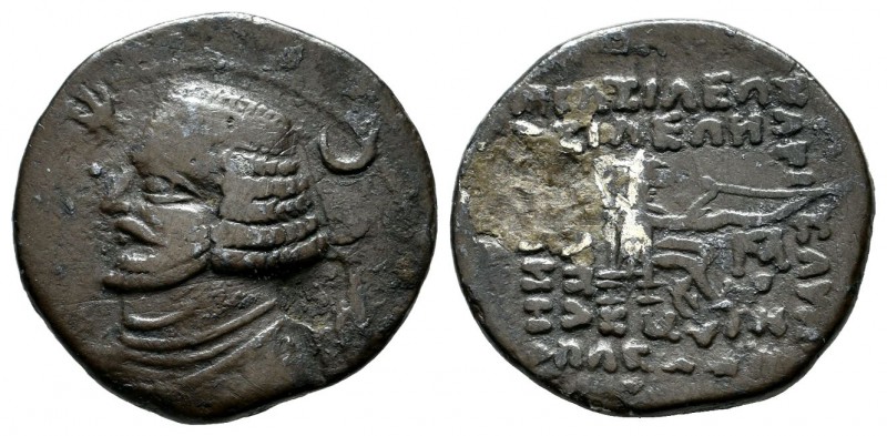 Kings of Parthia. Orodes II. circa 57-38 BC. AR Drachm (19mm, 3.36g). Mithradatk...