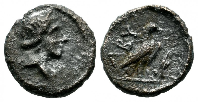 Troas, Abydos. Circa 320-200 BC. AE (13mm, 1.60g). Laureate head of Apollo right...