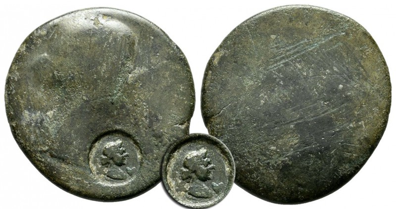 Faustina or Crispina, 2nd. century AD. AE (25mm, 8.17g). Uncertain mint. Inscrip...