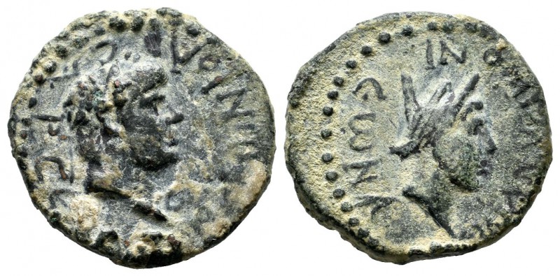 Lycaonia, Iconium (as Claudiconium). Nero AD.54-68. AE. ΝЄΡωΝ ΚΑΙCΑΡ CЄΒΑCΤΟC. L...