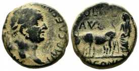Lycaonia, Laodikeia Katakekaumene (as Claudiolaodicea Combusta). Vespasian, AD.69-79. AE (21mm, 10.01g). IMP CAESAR VESPASIAN AVG. Laureate head right...