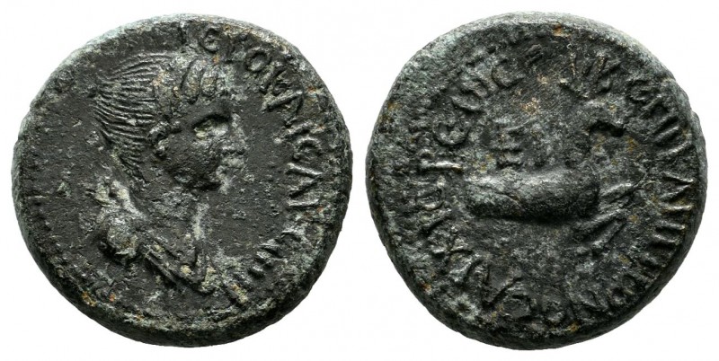 Lydia, Hierocaesaraea. Pseudo-autonomous. Time of Nero (54-68). AE (16mm, 3.53g)...