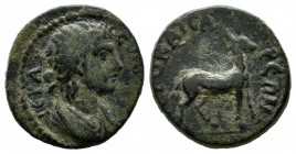 Lydia, Philadelphia. Pseudo-autonomous. Septimius Severus (193-211). AE (16mm, 3.72g). IEPA CVNKΛHTOC. Draped youthful bust of the Senate right / ΦΙΛΑ...