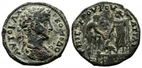 Mysia, Attaea. Commodus, 177-192 AD. AE (27mm, 11.80g). Rufius, magistrate. AVTO KΛ AVΡ KOMMOΔOC, Laureate and draped bust right / EΠI CTP POVΦOV ATTA...