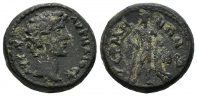 Mysia, Germe. Marcus Aurelius, 139-161 AD. AE (19mm, 5.80g). ΑVΡΗΛΙοС Κ ΑΥΓοVС, Bare head of Marcus Aurelius (youthful - lightly bearded), right. / ΓƐ...