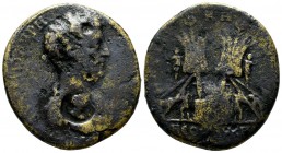 Mysia, Kyzikos. Commodus, AD.177-192. AE (35mm, 18.24g). ΑV ΚΑΙ Μ ΑVΡΗ ΚΟΜΜΟΔΟС. Laureate-headed bust of Commodus wearing cuirass and paludamentum, ri...