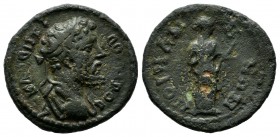 Mysia, Poimanenon. Septimius Severus, AD.193-211. AE (20mm, 3.62g). AY K Λ CEΠTI [CEOY]HΡOC, Laureate, draped and cuirassed bust right. / ΠOIMAN-H-NΩN...