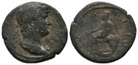Seleucis and Pieria. Antiochia ad Orontem. Hadrian, AD 117-138. AE (22mm, 8.21g). Rome. AD 125 - 128. Laureate, draped and cuirassed bust of Hadrian t...