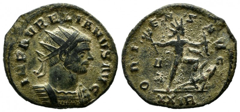 Aurelian, AD.270-275. AE Antoninianus (21mm, 3.33g). Rome. IMP AVRELIANVS AVG, r...