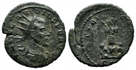 Claudius II Gothicus, AD.268-270. AE Antoninianus (20mm, 2.78g). Cyzicus mint. 4th emission. ca.mid-September AD.270. IMP CLAVDIVS P F AVG. Radiate, d...