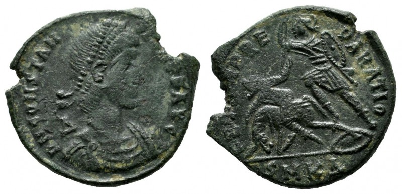 Constantius II. AD.351-354. AE Centenionalis (20mm, 4.15g). Cyzicus mint, 1st. o...