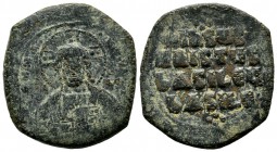 Anonymous Class A2. Attributed to Basil II and Constantine VIII, 970-1092 AD. AE Follis (30mm, 12.10g). Constantinople mint, struck circa AD.976-1030/...