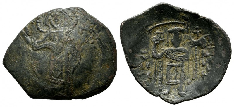 Latin Rulers of Constantinople AD 1204-1261. Billon Trachy (26mm, 3.25g). Christ...