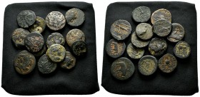 Lot Of 14 Greek AE Coins / Sold As Seen. No Returns!