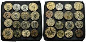 Lot Of 16 Roman Imperial AE Coins / Sold As Seen. No Returns!