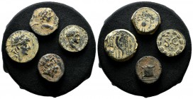 Lot Of 4 Greek&Roman AE Coins / Sold As Seen. No Returns!