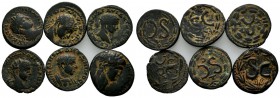 Lot Of 6 Roman Provincial AE Coins / Sold As Seen. No Returns!
