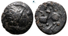 Eastern Europe. Imitation of Philip II of Macedon 200-100 BC. Fourrée Drachm