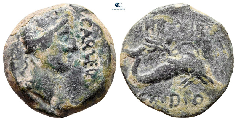 Hispania. Carteia circa AD 44. 
Bronze Æ

18 mm, 4,30 g



very fine