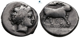 Campania. Neapolis circa 350-300 BC. Nomos AR